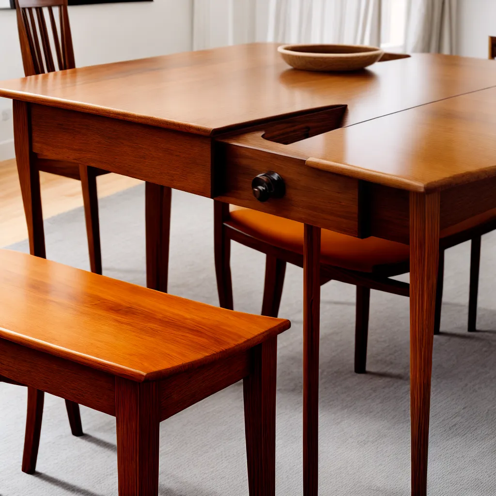 mesa madeira flores elegante