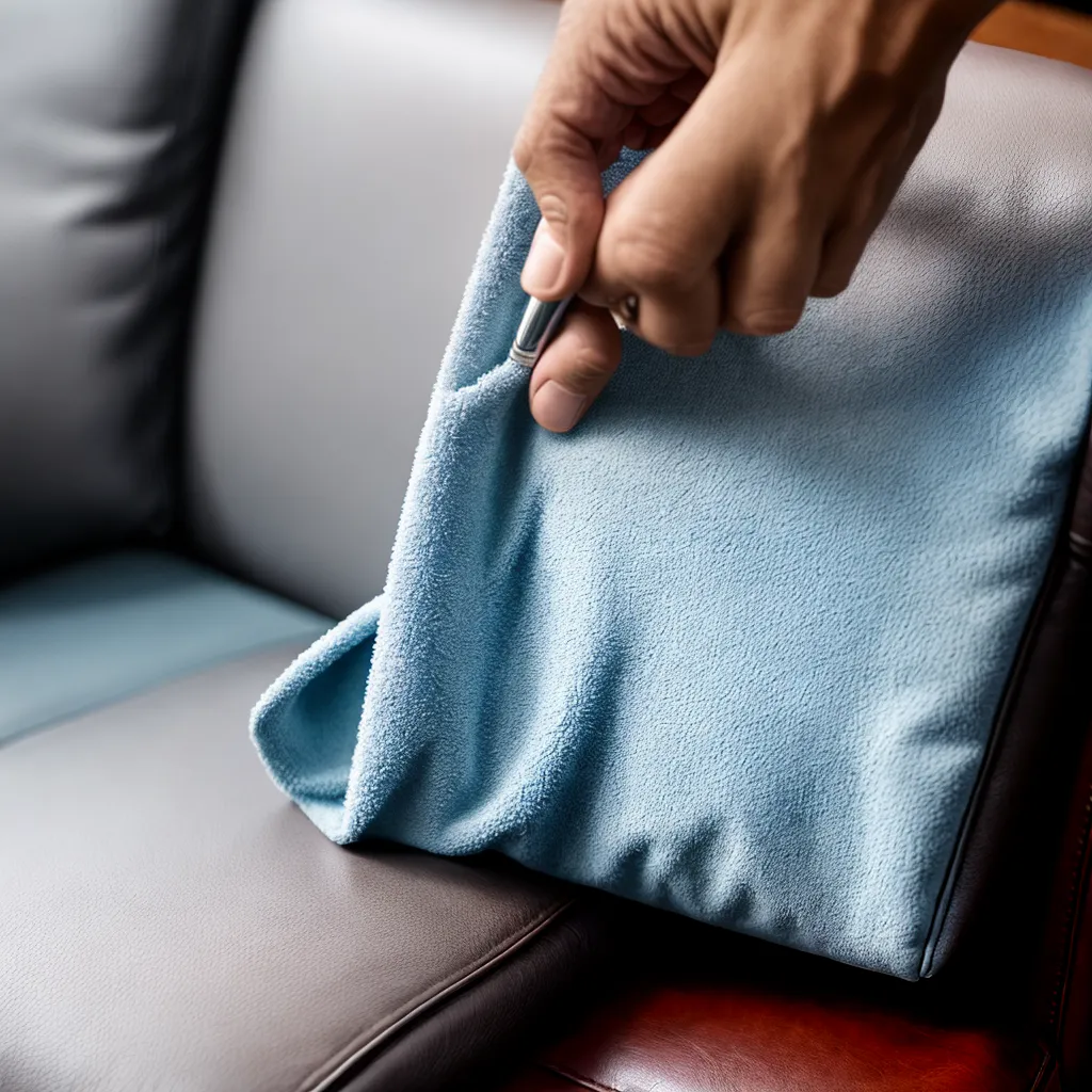 limpeza sofa sintetico couro microfibra