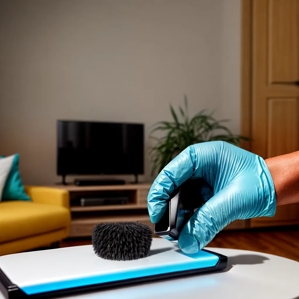 limpeza controle remoto higiene 2