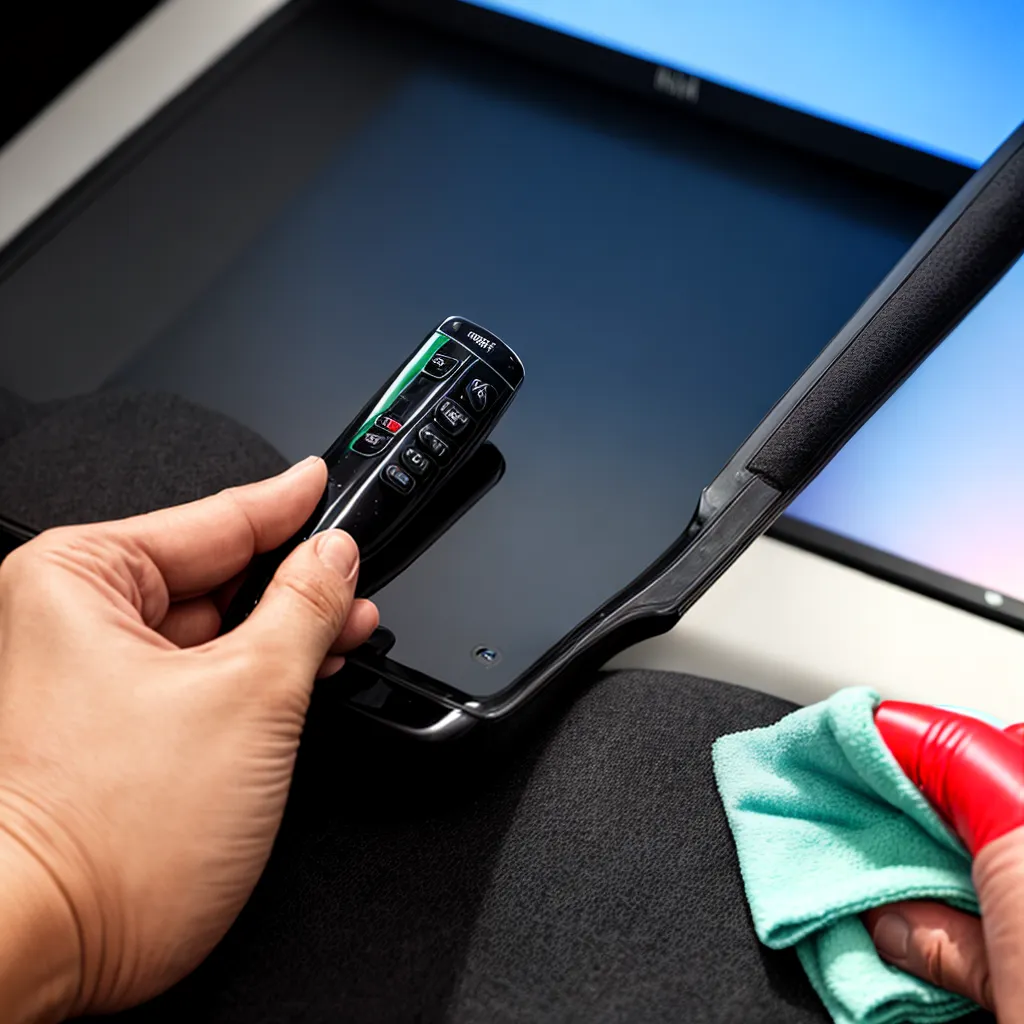 limpeza controle remoto higiene 3
