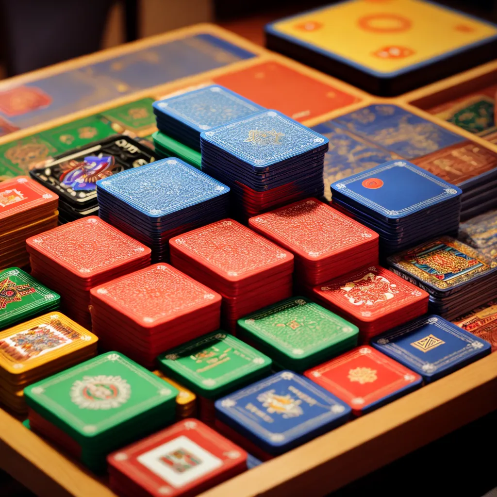 mesa jogos cartas fichas dados