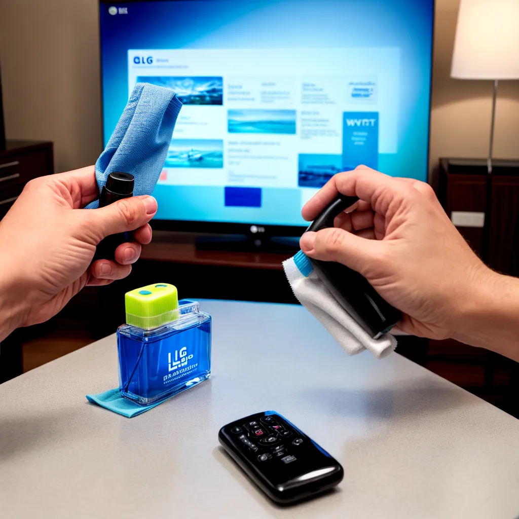 limpeza controle remoto tv lg