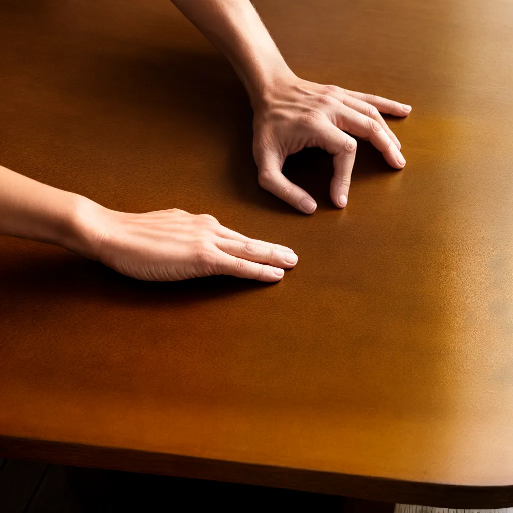 limpeza mesa madeira oak