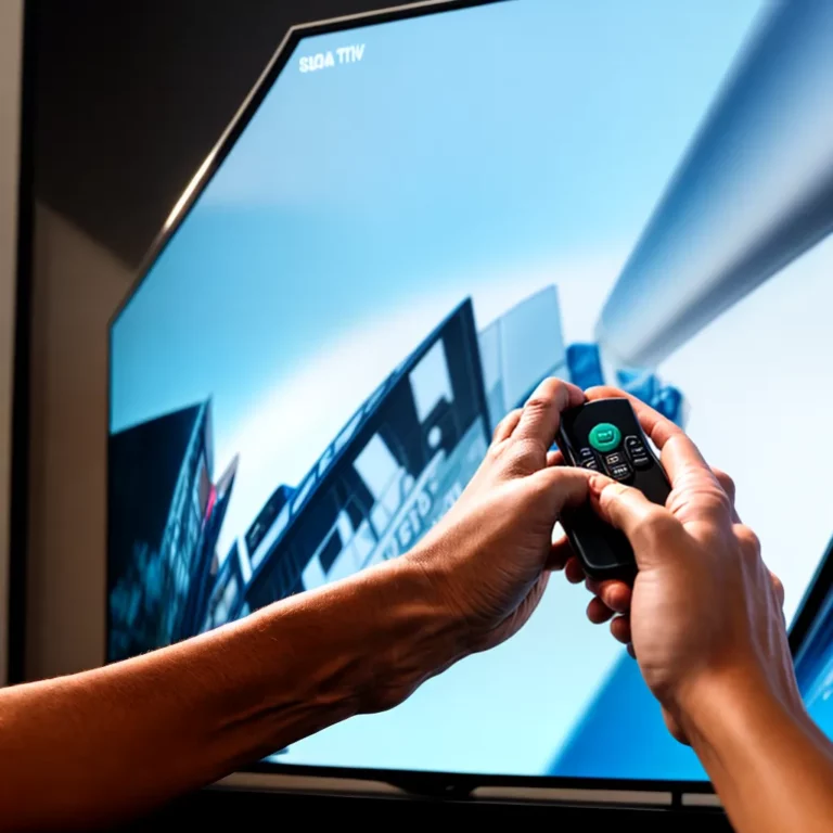 Como limpar e desinfetar o controle da TV da Sony Smart TV