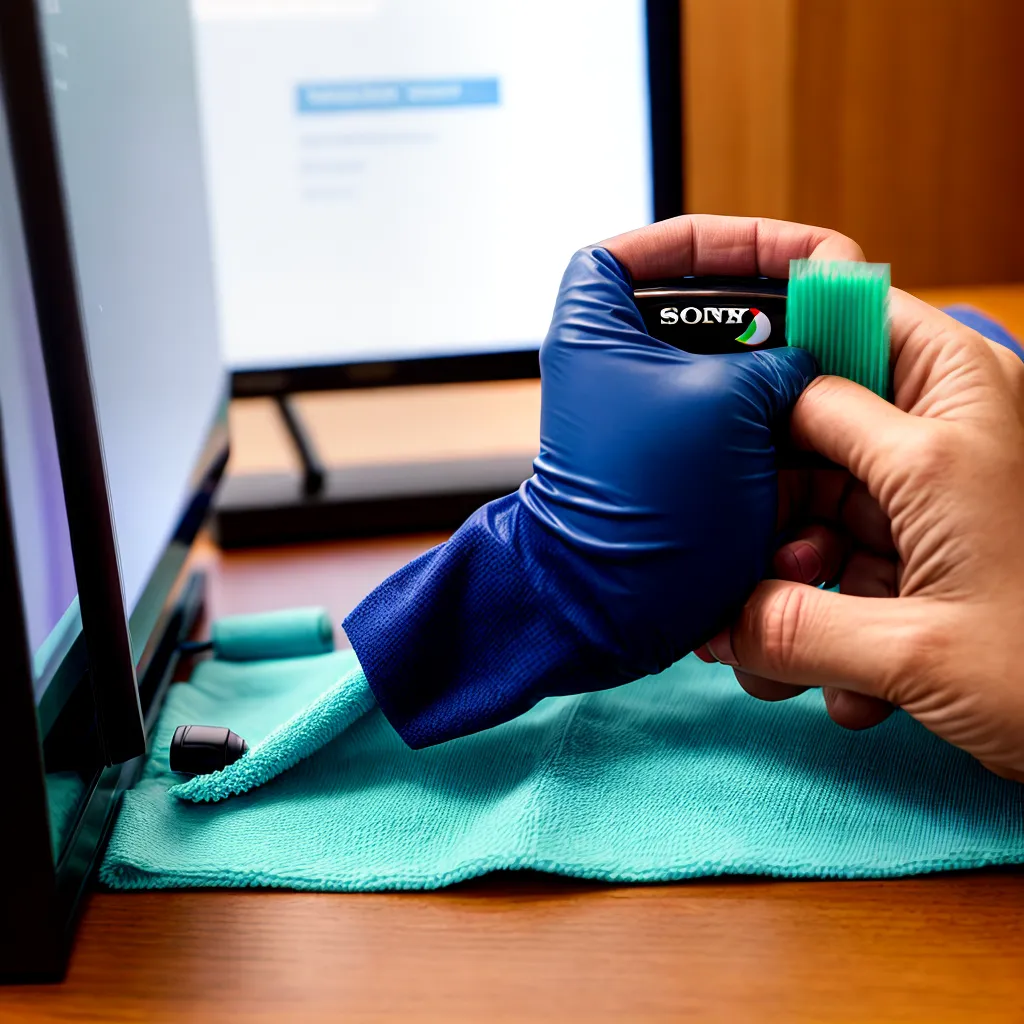 limpeza controle remoto tv sony 2