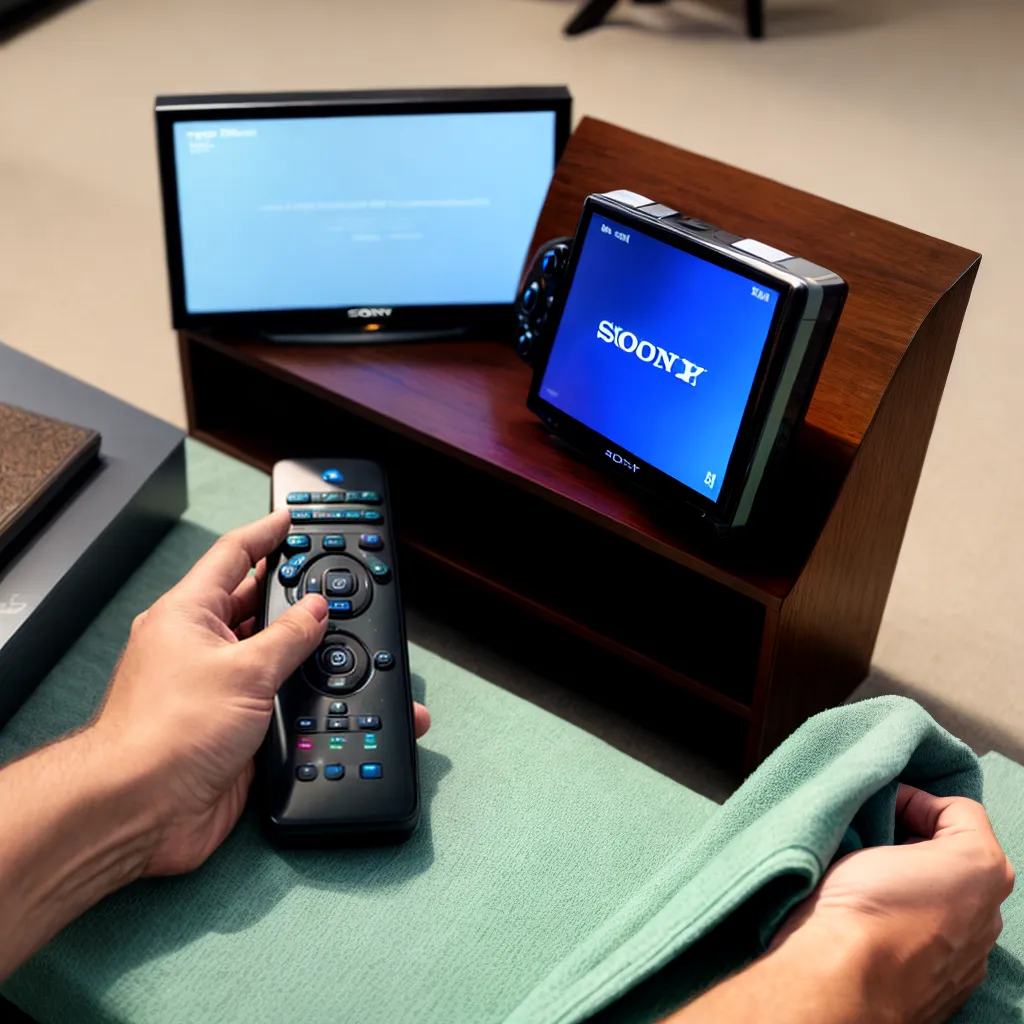 limpeza controle remoto tv sony 4