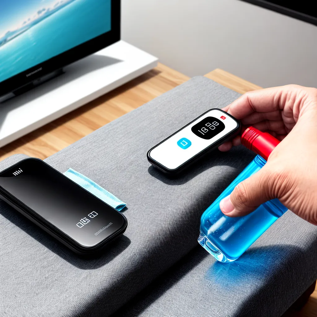 limpeza remoto xiaomi higiene