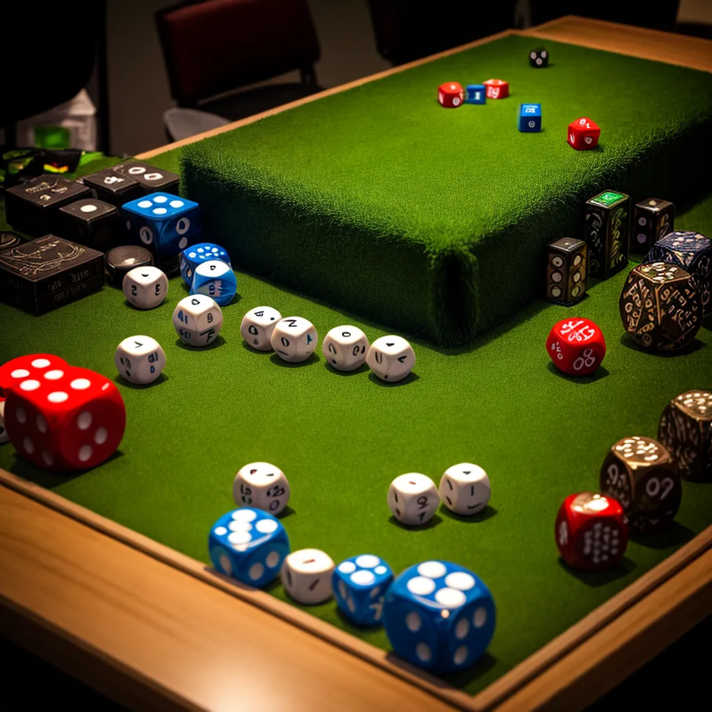 mesa jogos rpg organizada