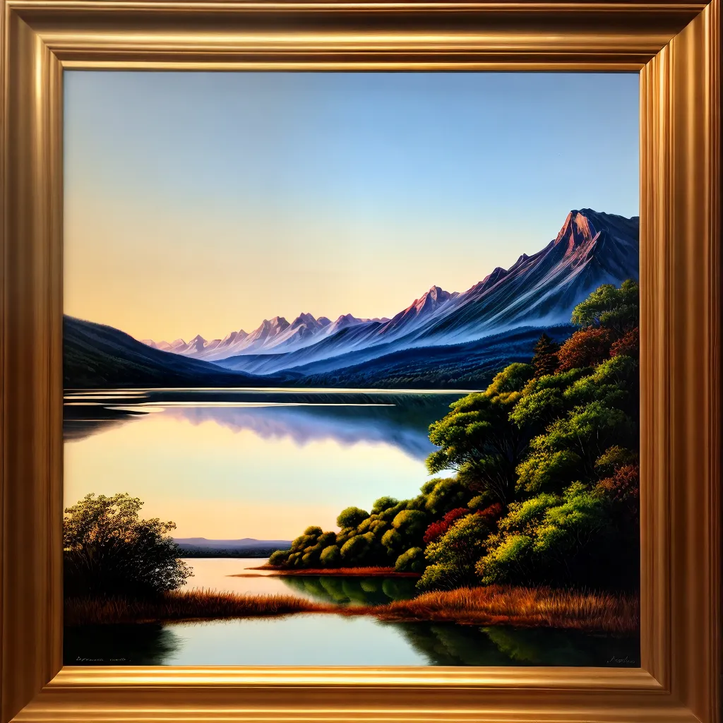 limpeza quadro paisagem pintura preservacao
