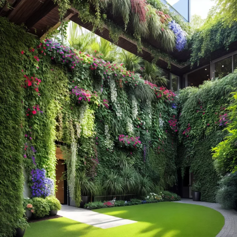 Como manter jardins verticais e vasos suspensos