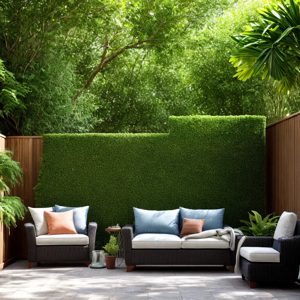 patio acochoado plantinha