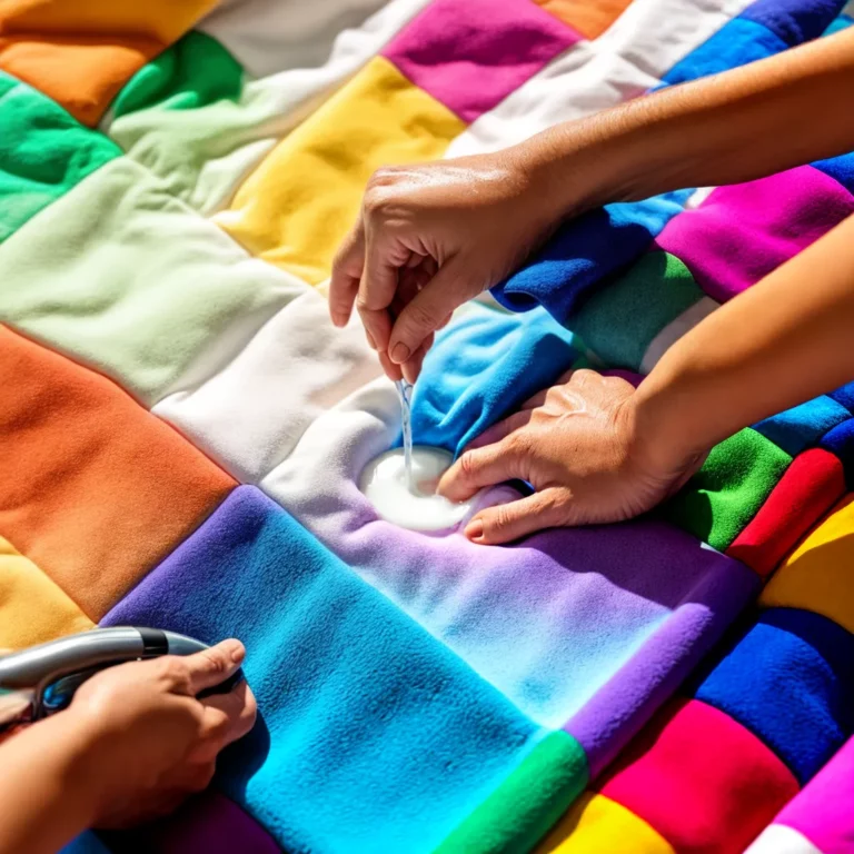 Limpeza e conservação de colchas e cobertores