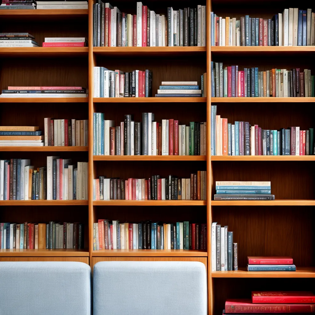 estante organizada livros genero decoracao