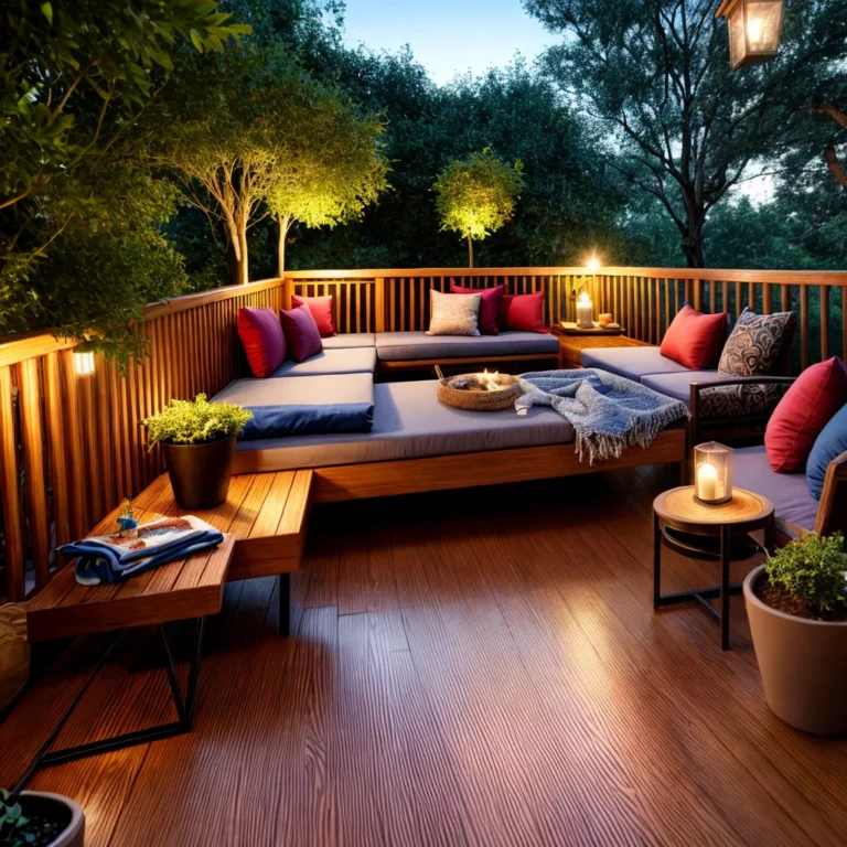 Manutenção de decks e varandas decoradas