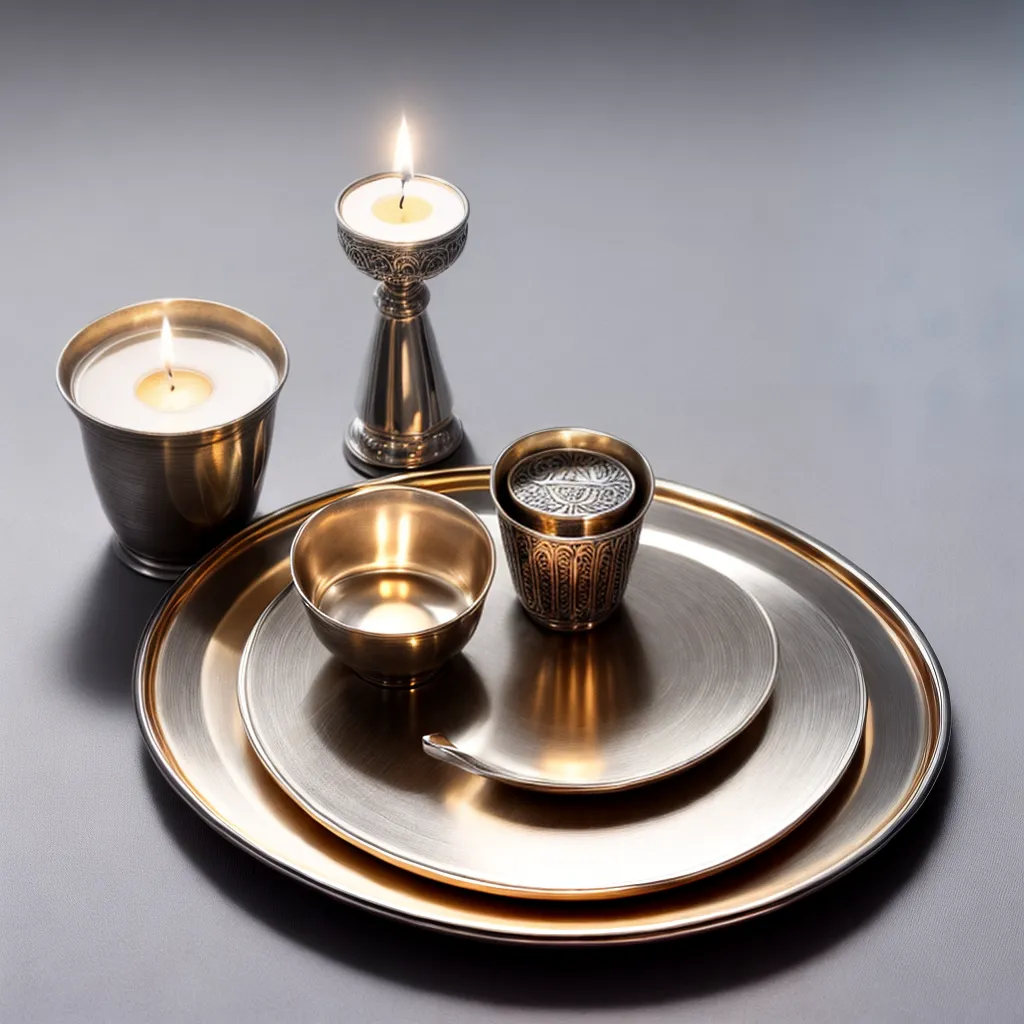 candelabro prata bandeja gravuras veludo