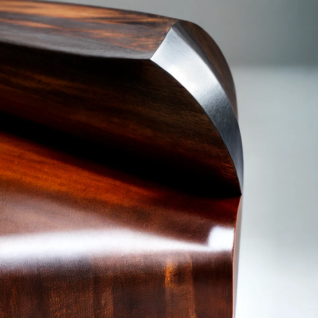 escultura corten aco madeira