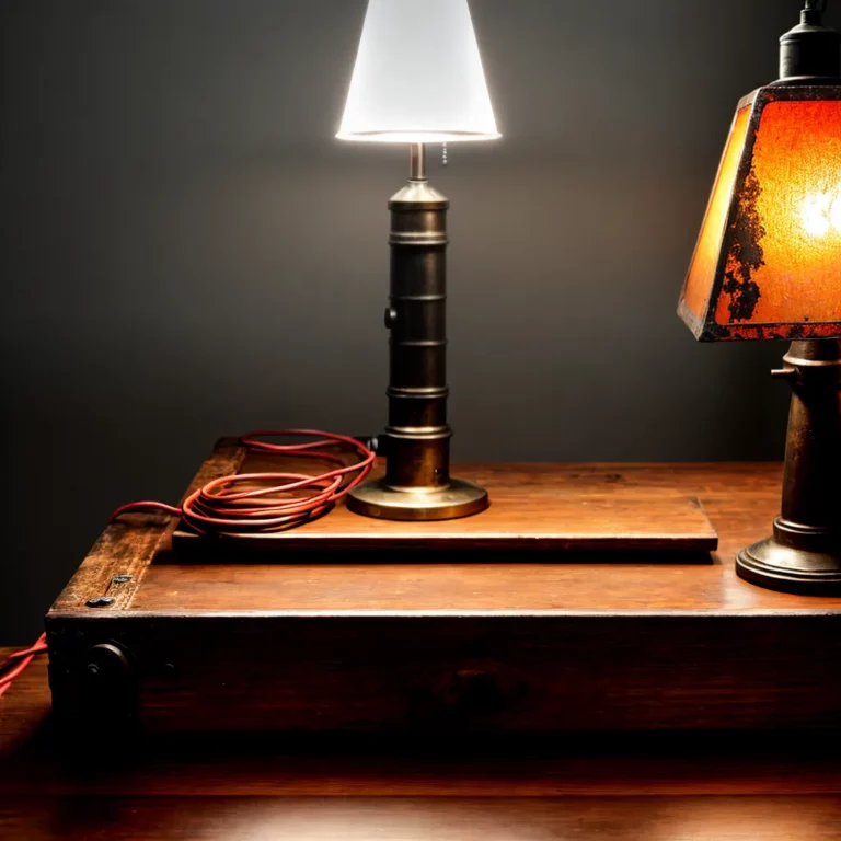Conservação de itens de decoração em estilo industrial