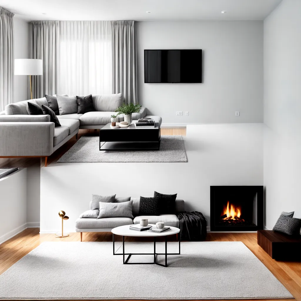 sala minimalista decoracao contemporanea