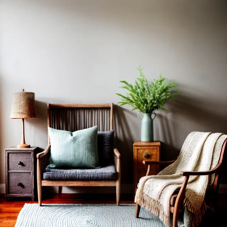 Conservação de objetos de decoração em estilo shabby chic