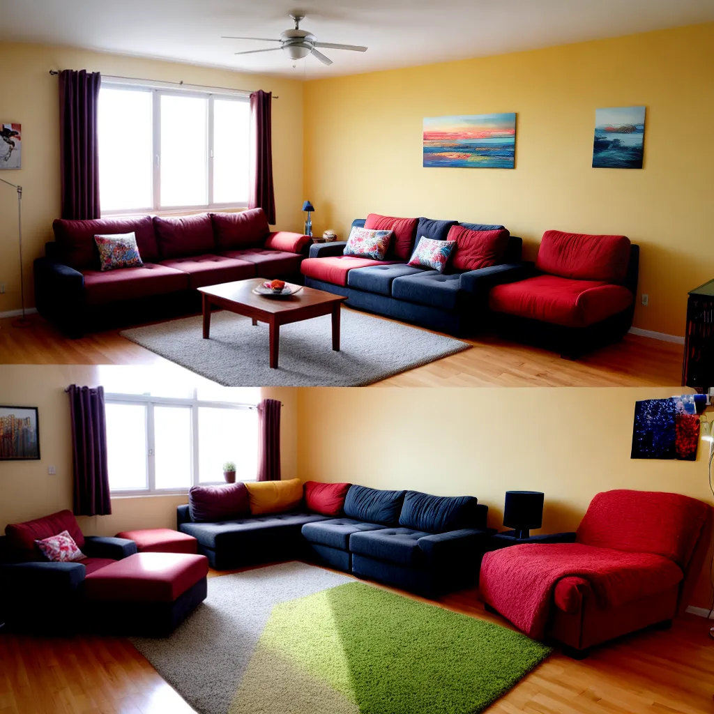 sala arrumada sofa confortavel ambiente acolhedor