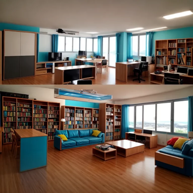 Crie um espaço de estudo organizado para crianças e adolescentes