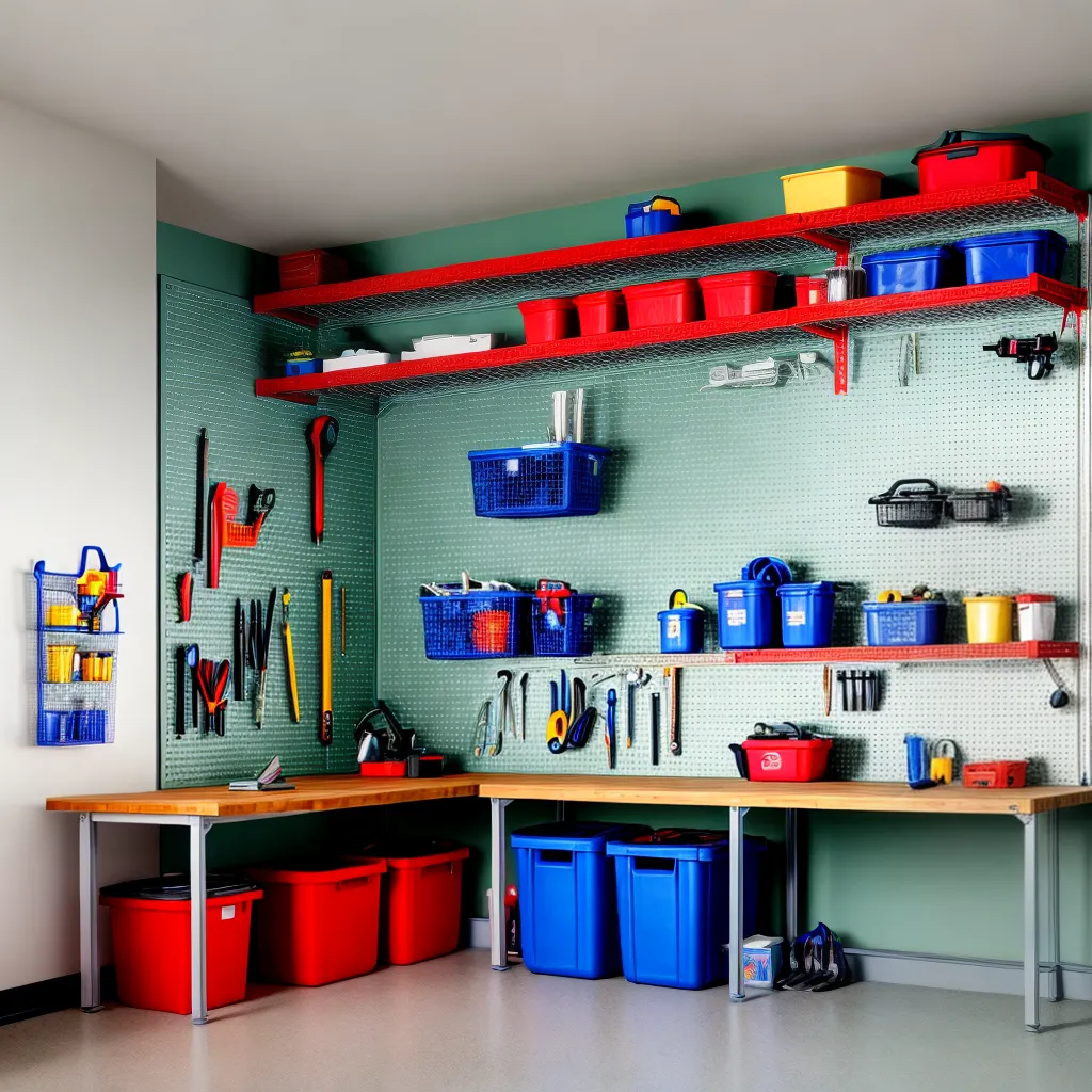 garagem organizada ferramentas bicicletas