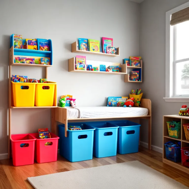 Como organizar brinquedos e manter o quarto das crianças arrumado