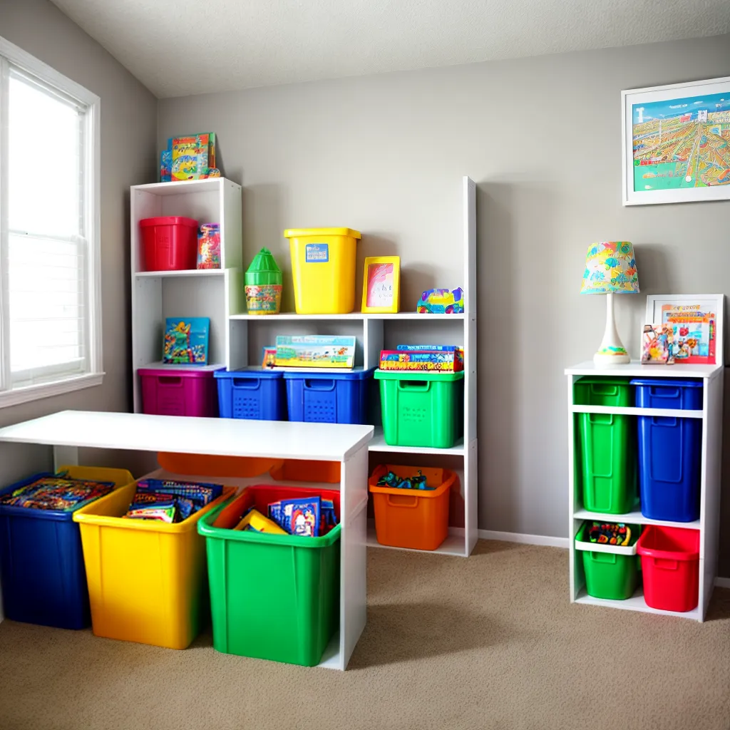 sistema organizacao brinquedos quarto infantil 1