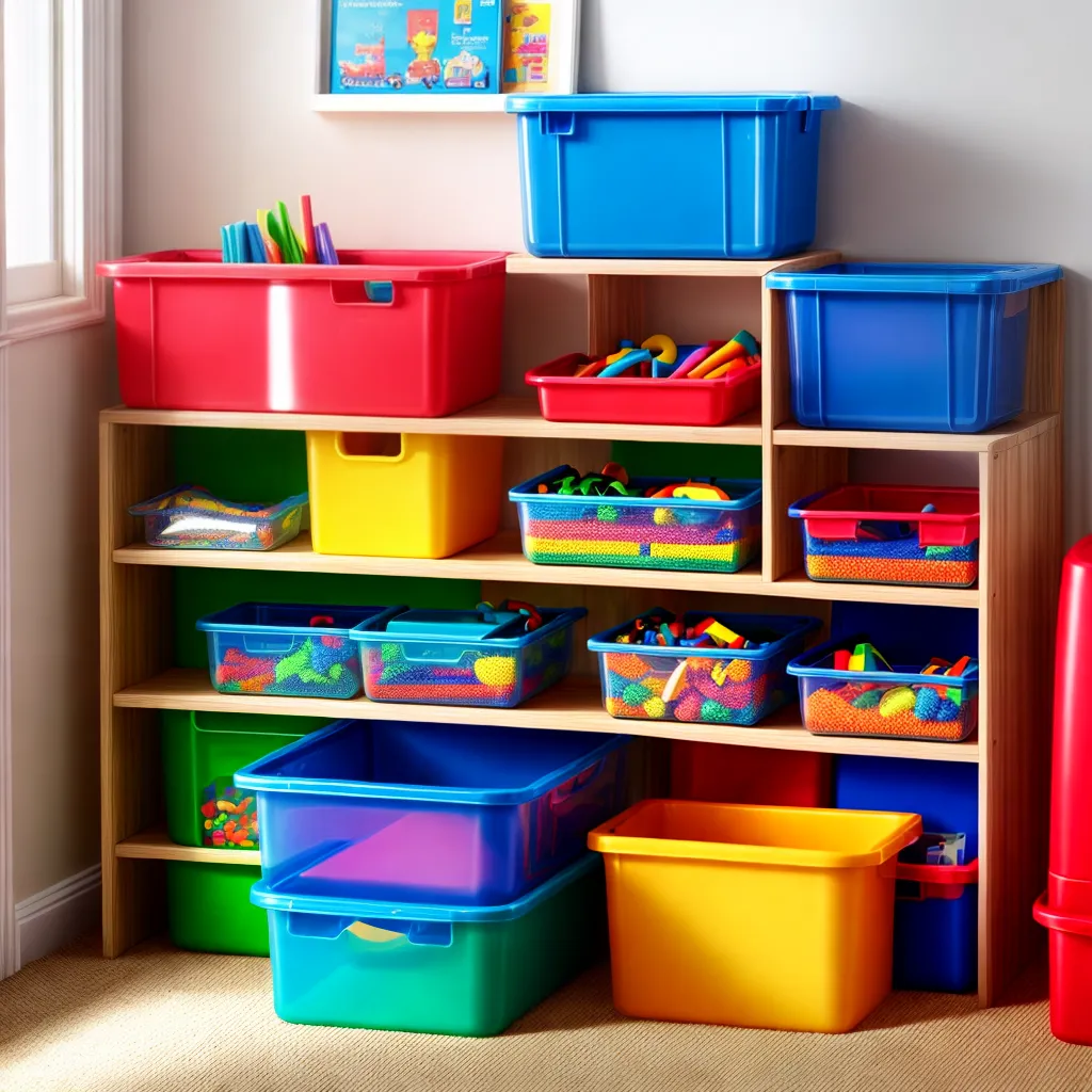 sistema organizacao brinquedos quarto infantil 2
