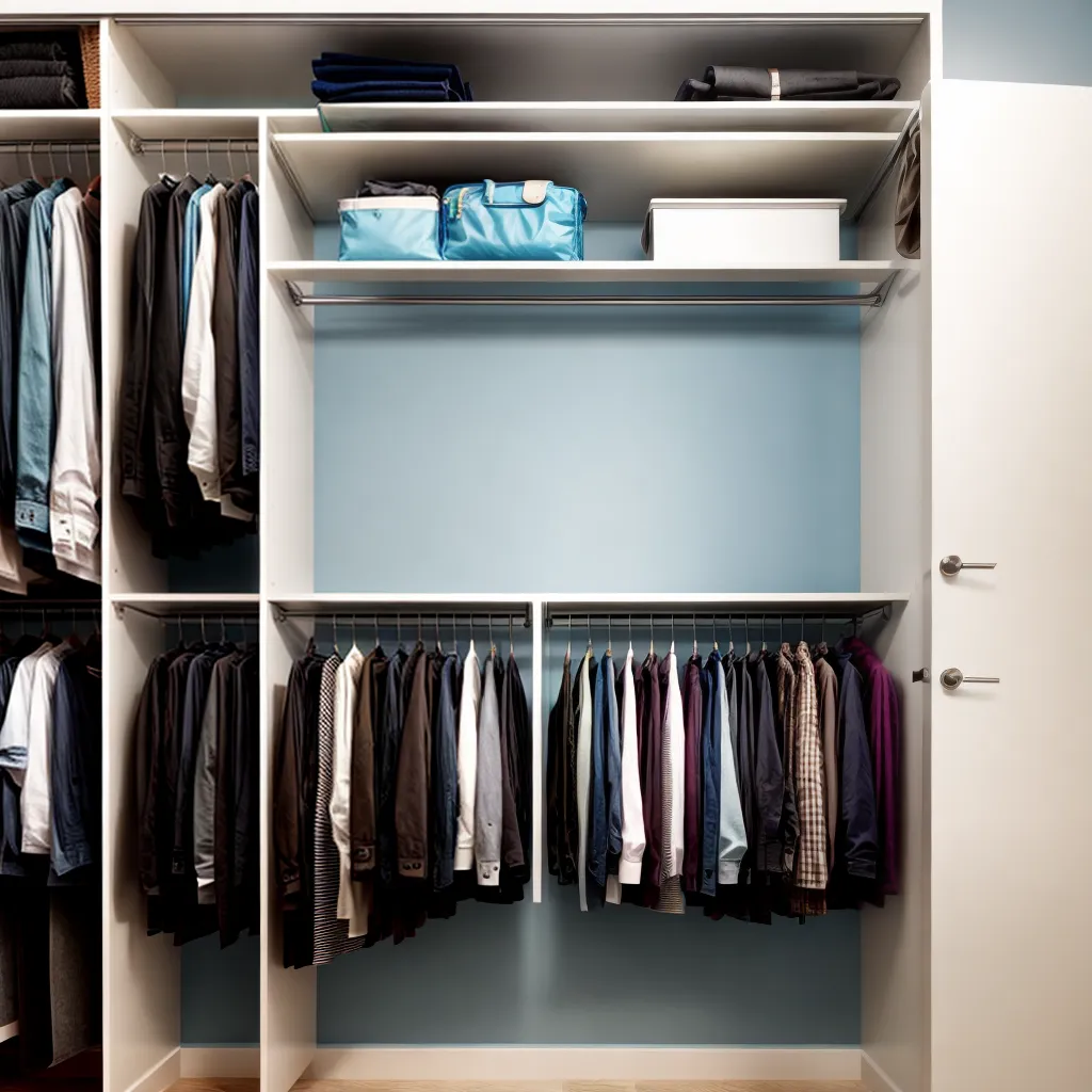closet organizado roupas sapatos acessorios 1