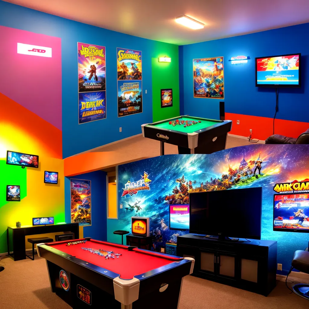 sala jogos tv games arcade