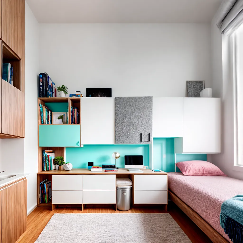 quarto adolescente moderno organizado 1