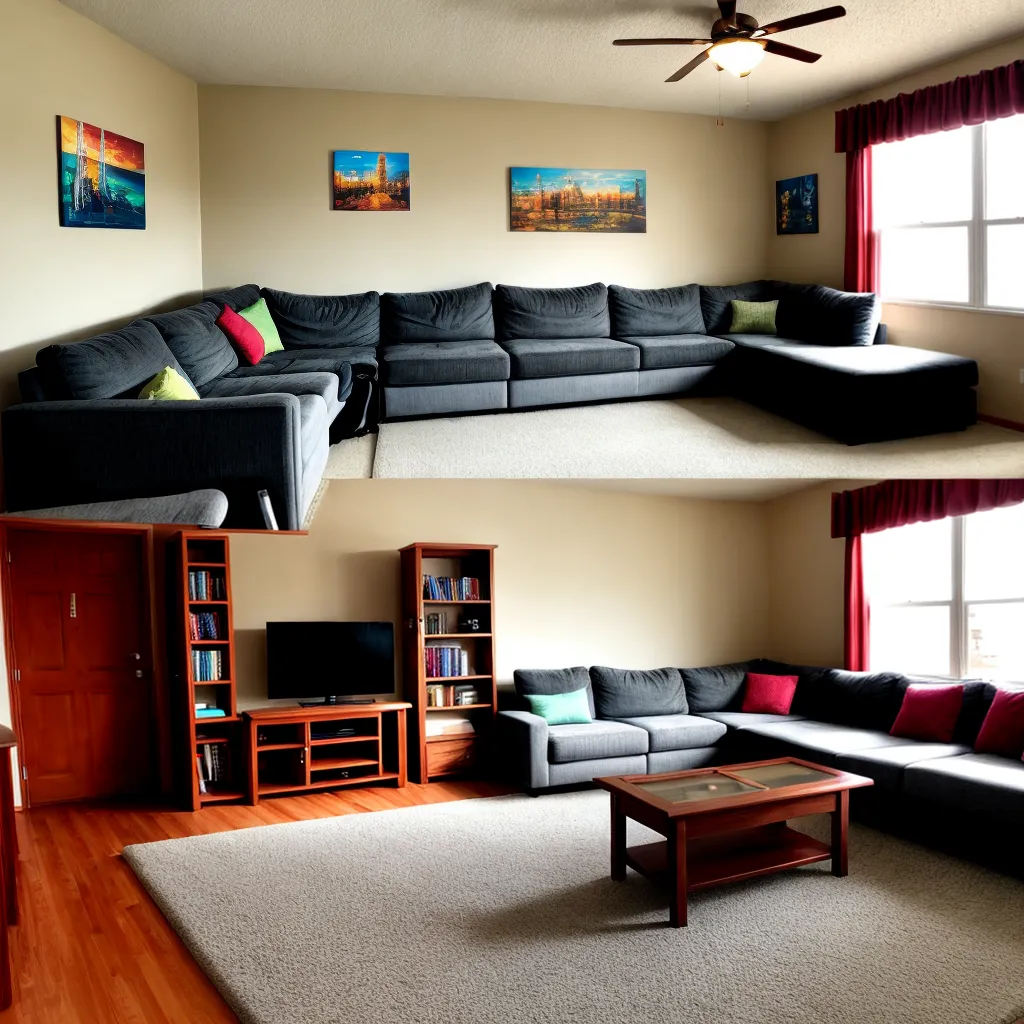 sala estar amplo conforto familia