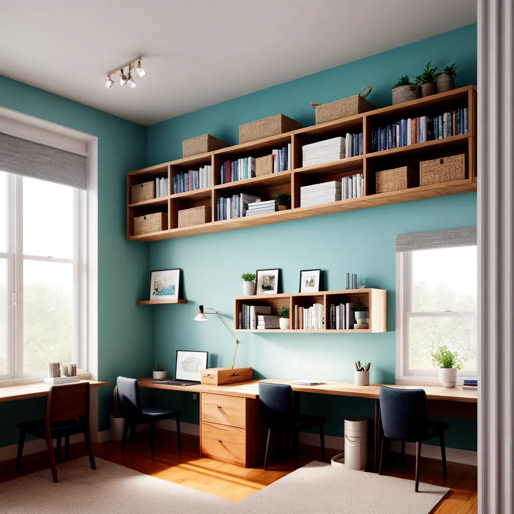 quarto hospedes escritorio confortavel