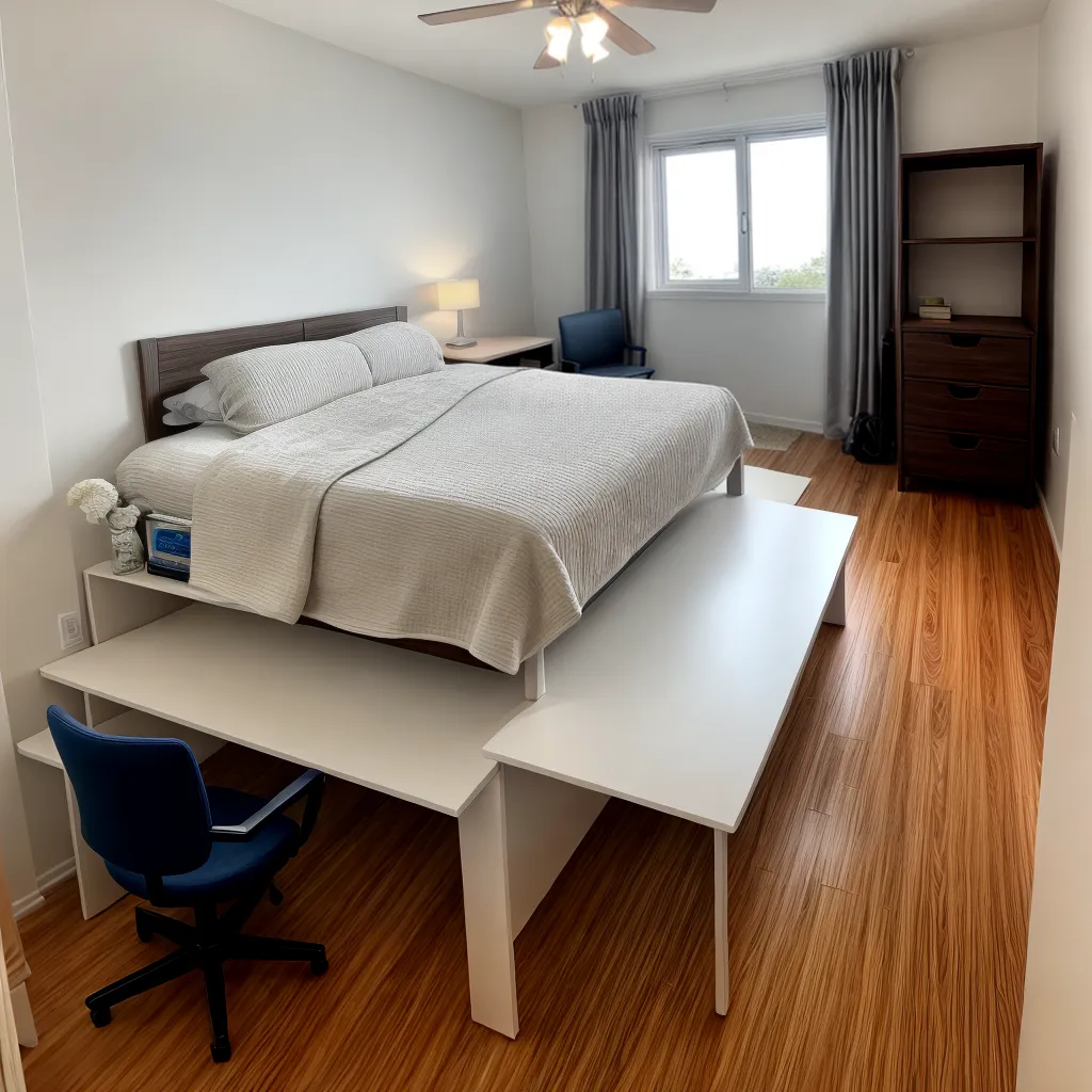 quarto hospedes escritorio confortavel 1
