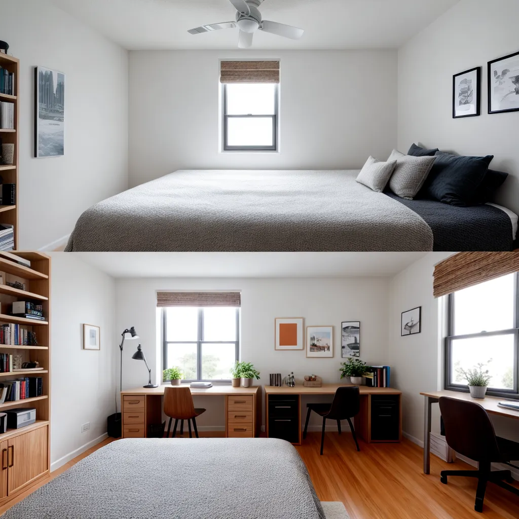 quarto confortavel janela decoracao