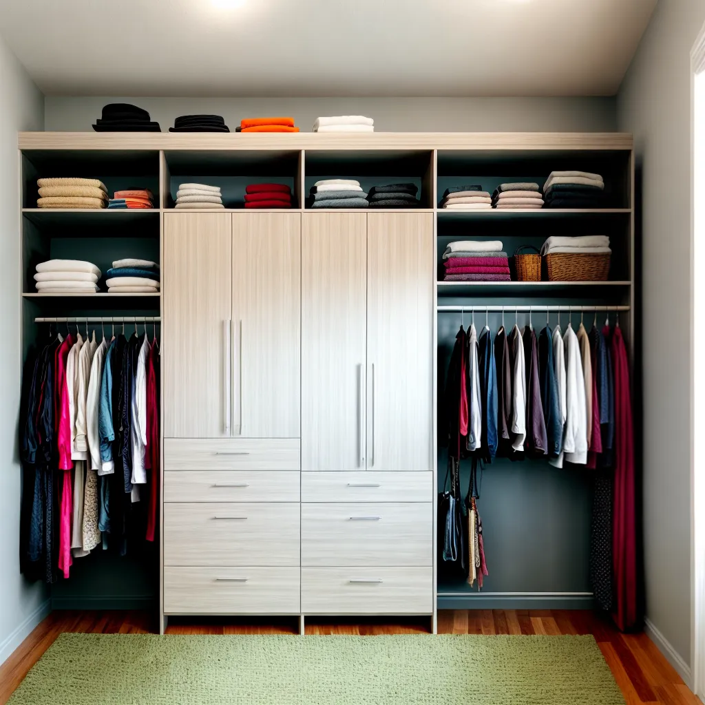 closet organizado roupas acessorios