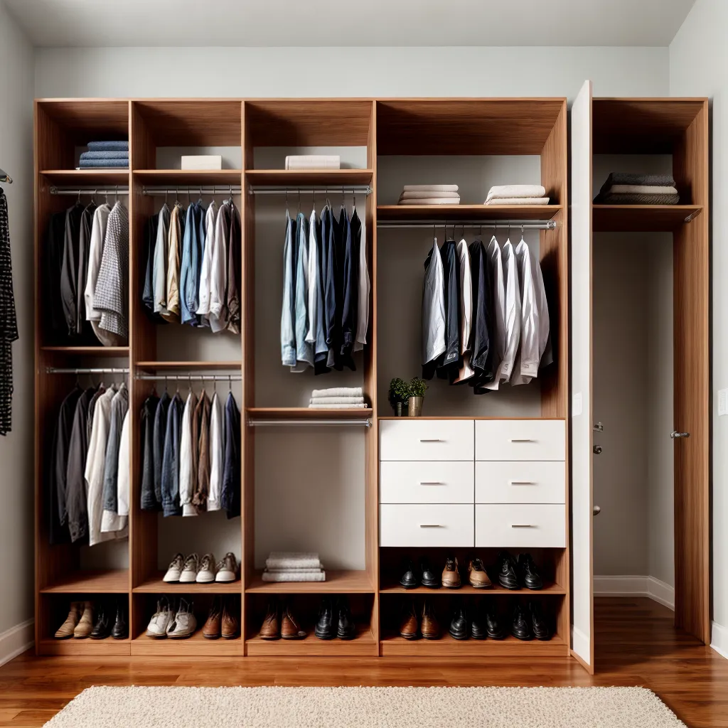 closet organizado roupas acessorios 2