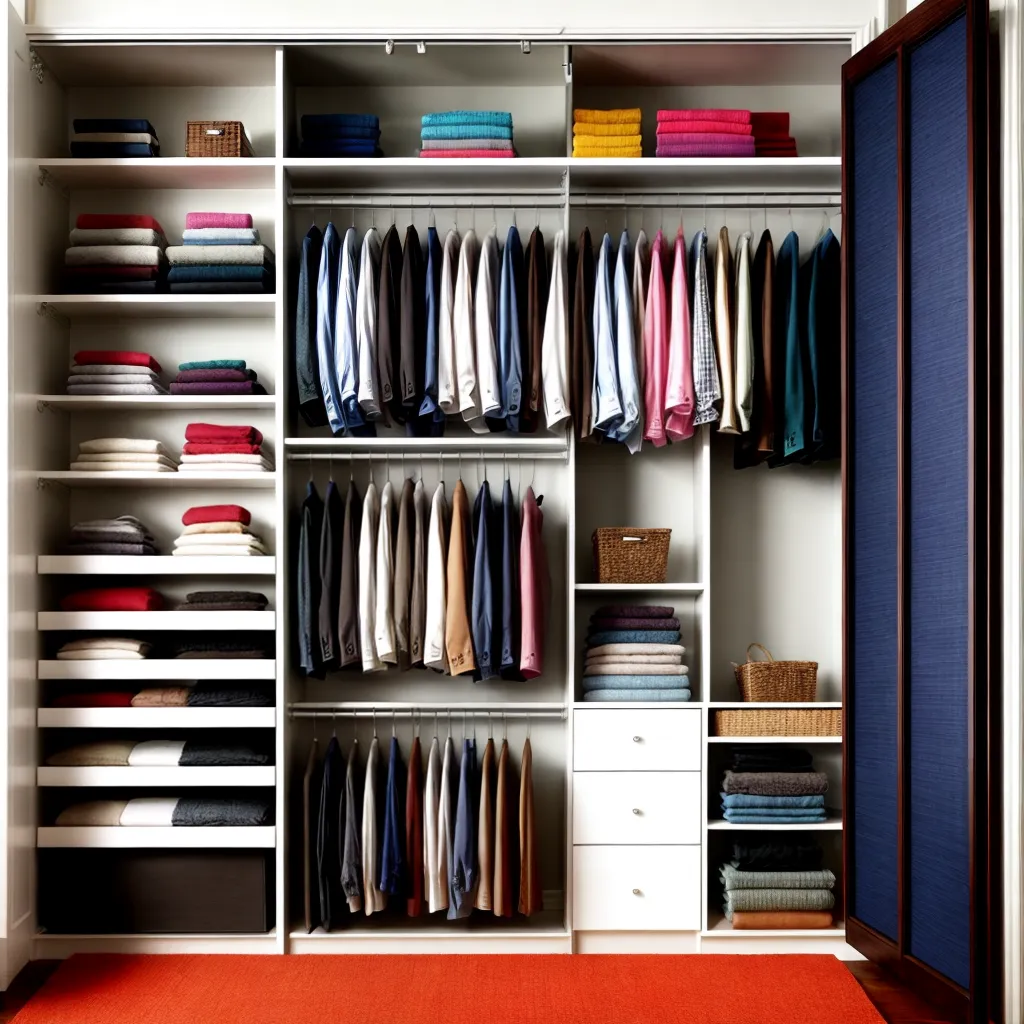 closet organizado roupas sapatos acessorios 3