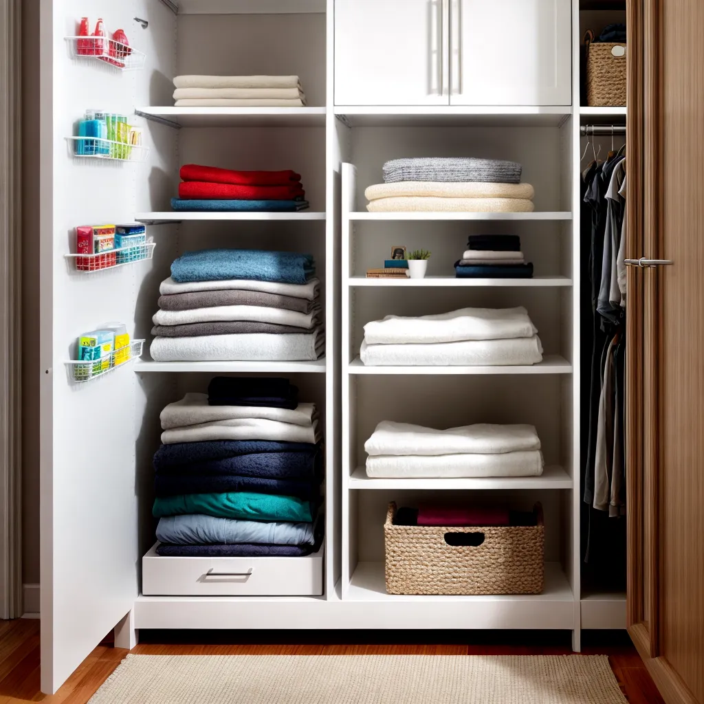 closet organizado armazenamento roupas