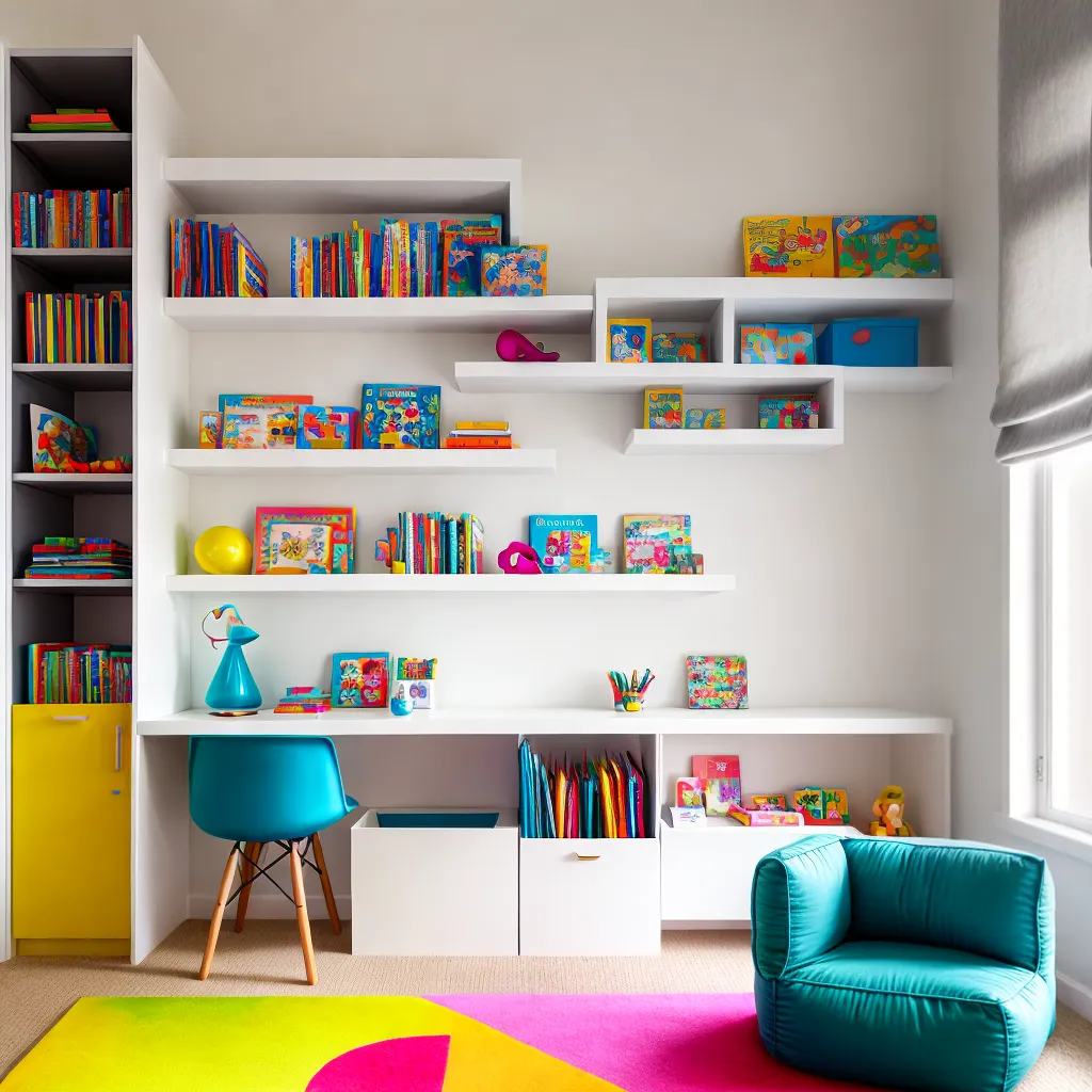 quarto infantil colorido organizado criativo 3