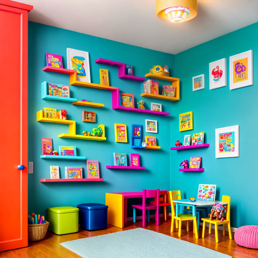 sala brincar colorida organizada criancas