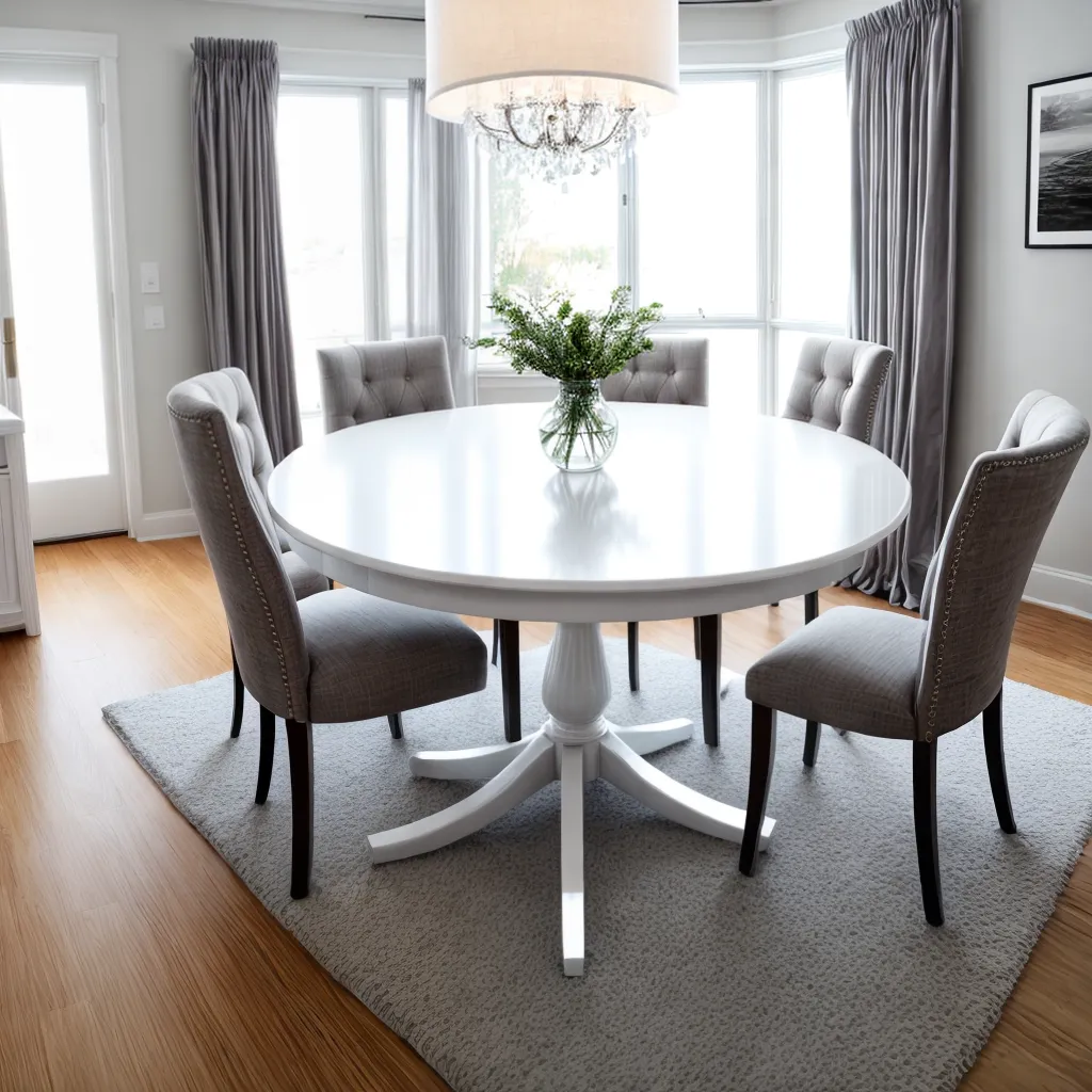 mesa jantar elegante cadeiras conforto