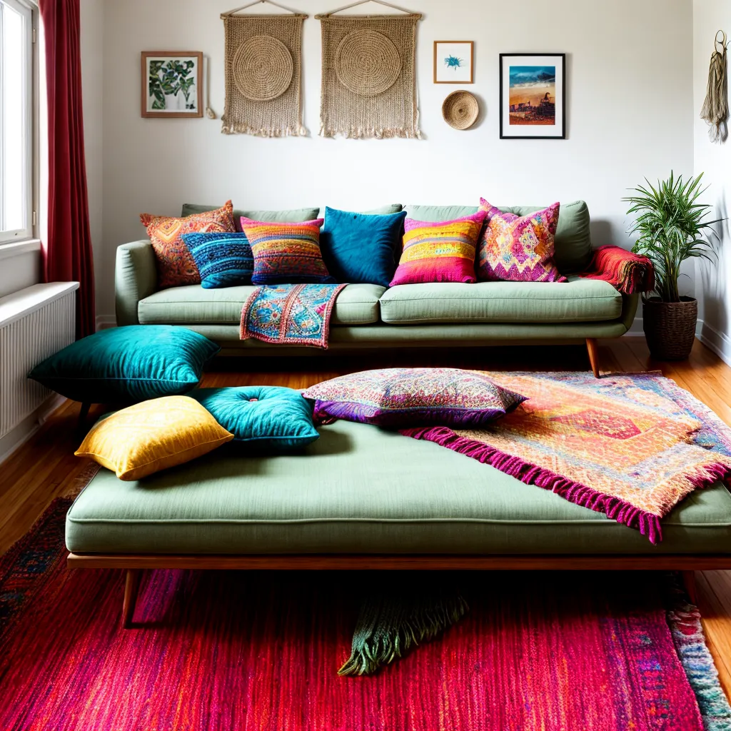 sala acochoante decoracao boho 4