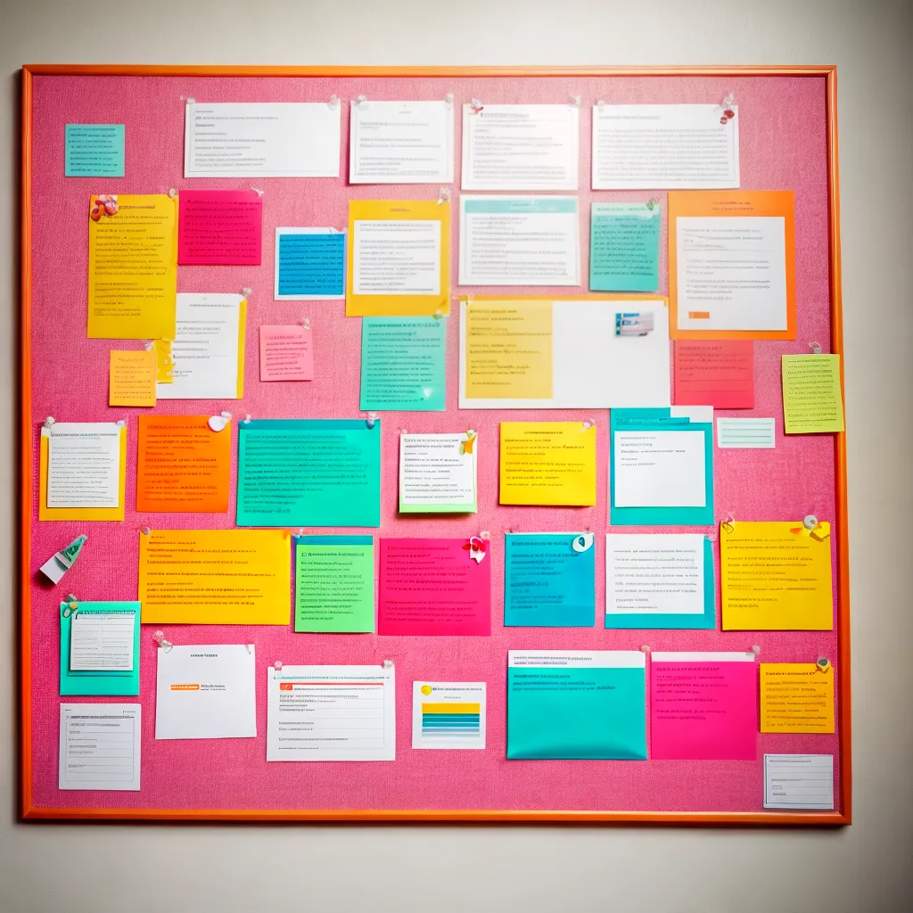 quadro recados colorido organizado casa