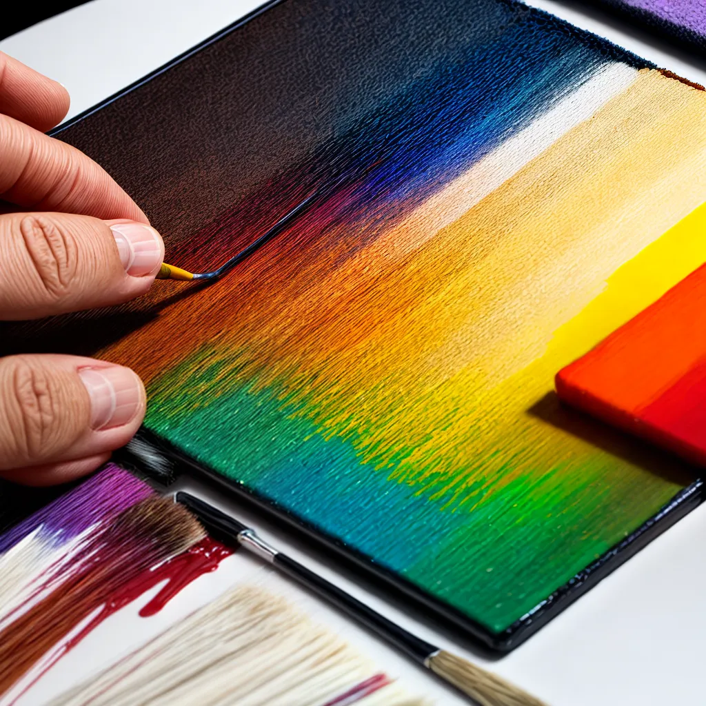 paleta pintor cores pincel arte paleta pintor cores pincel arte