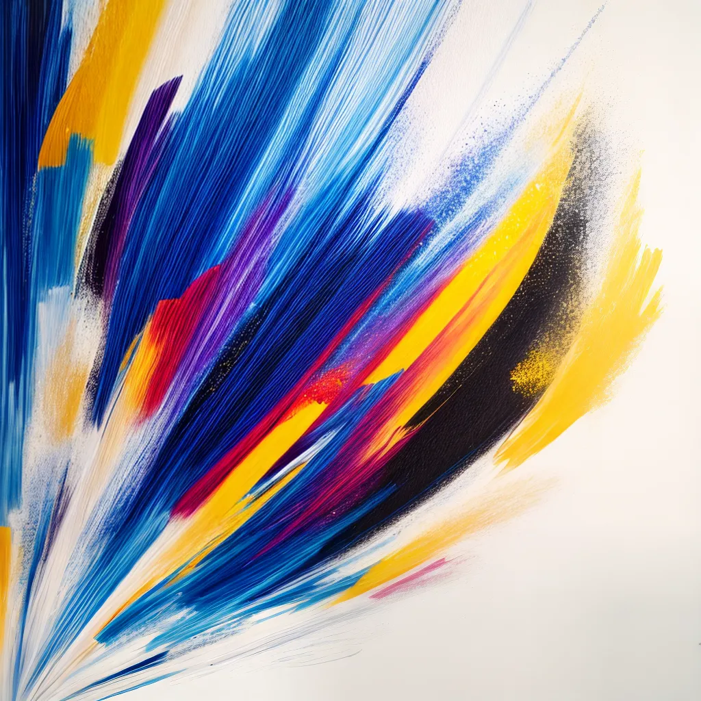 pintura abstrata cores geometricas inovacao