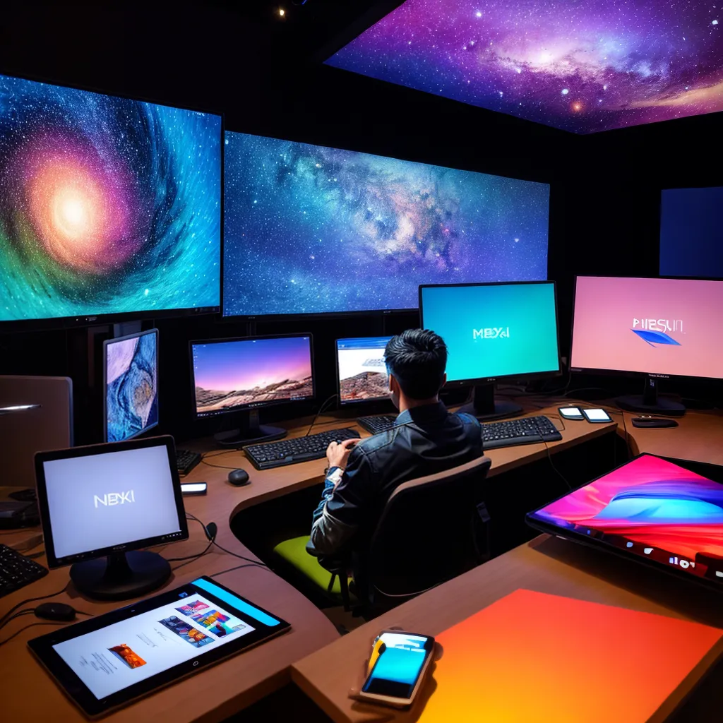 artista digital mesa tecnologia arte
