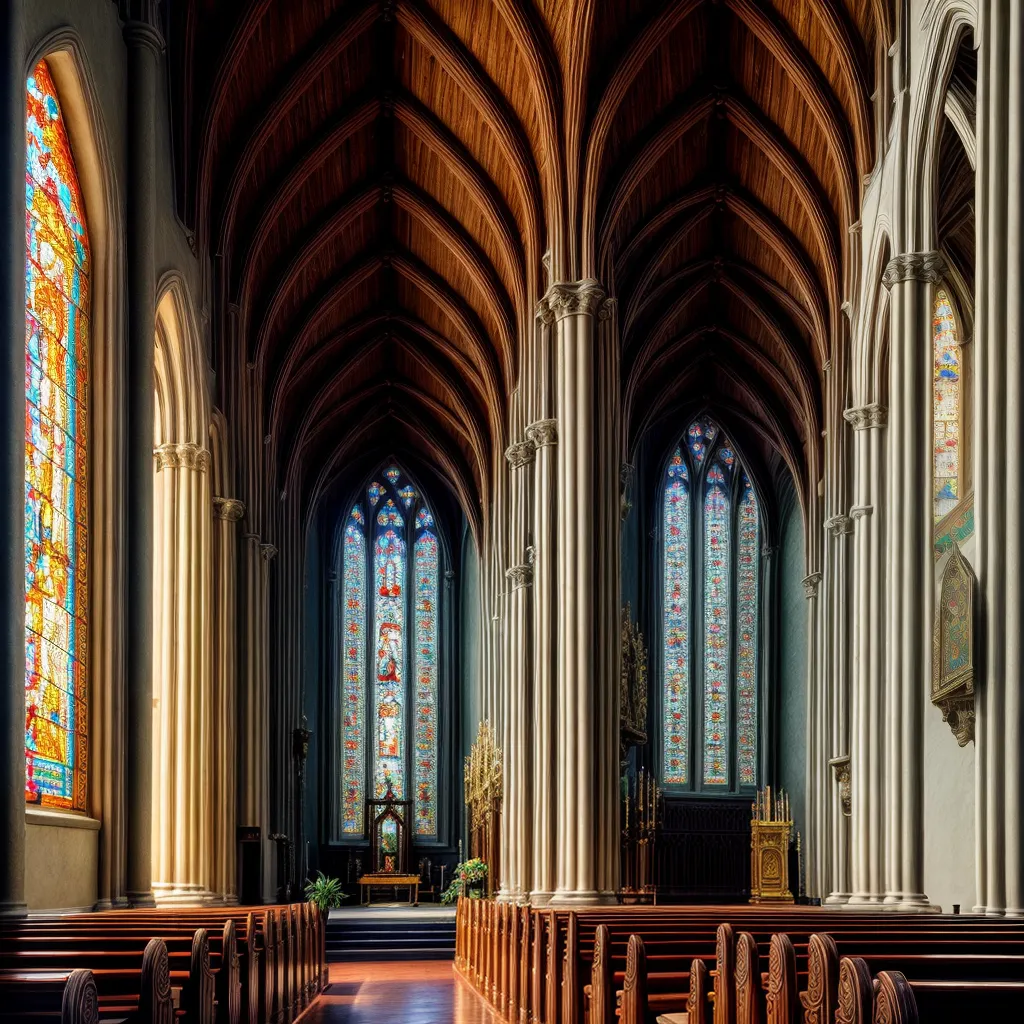 pintura igreja interior luz vitral pintura igreja interior luz vitral