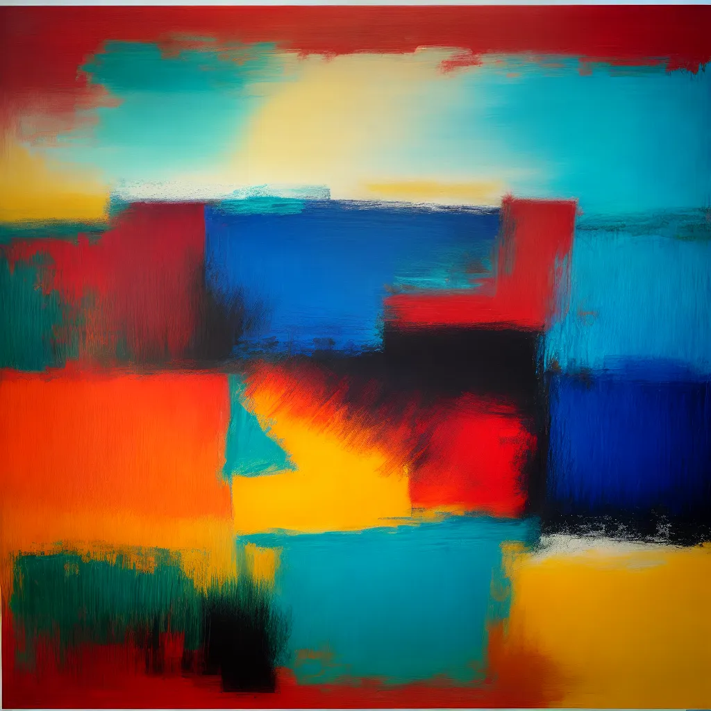 pintura expressionismo abstrato intenso